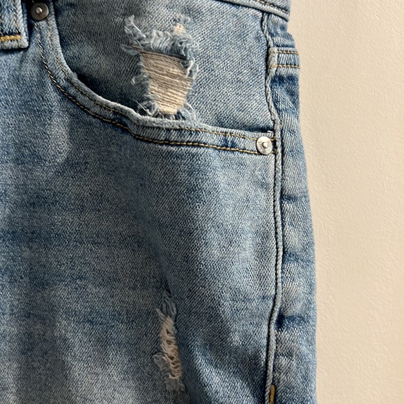 Lane Bryant Flex-magic Waistband Mid-rise Girlfriend Short Size 20, light blue - Picture 4 of 9